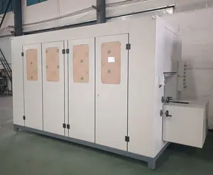 Novas máquinas automáticas de linha de produção de pastilhas de freio com motor para corte, moagem e chanfradura