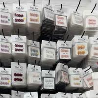 Uñas Postizas Hechas a Mano con Diseño Aleatorio, 10 Piezas/Juego, Uñas Postizas de Moda Populares para Boutique