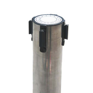 コープラックフェンスQマネージャーポスト車ショー格納式ベルトスタッチオン用カスタマイズロープスタンドバリア群集制御 - Product Image 2