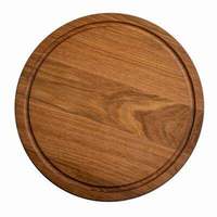 Groothandel ronde walnoot houten schaal voor kaas, fruit, snacks, etenswaren, serveren, huis, keuken decoratie, houten serveerschaal, houten dienblad
