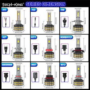 Ampoule de phare LED H7 <span class=keywords><strong>super</strong></span> brillante 300W 50000LM Haute puissance Canbus Voiture LED H11 HB3 9005 HB4 9006 H4 Ampoules - Product Image 6