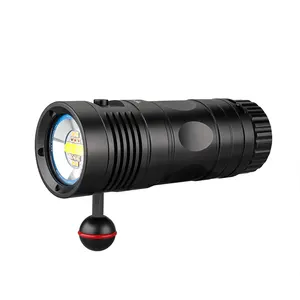 TrustFire haute 15000 Lumens torche de plongée sous-marine DF90 sous-marine 70M caméra vidéo photographie lampes de poche