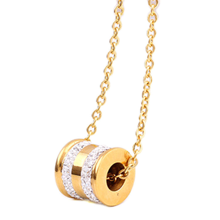 Cadena de acero dorado