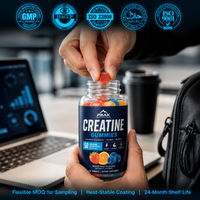 Private Label 1000mg Creatine Monohydrate Gummies Gemengde Smaken voor Dagelijks Spierherstel Supplement voor Volwassenen