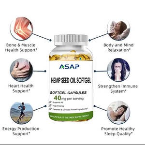 Kustom OEM kapsul Gel lembut hormon wanita kapsul menjaga kulit sehat minyak biji rami Gel - Product Image 2