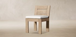 Ensemble de salle à manger d'extérieur en teck personnalisé, table rectangulaire en teck massif et chaises de salle à manger, meubles de jardin résistants aux intempéries - Product Image 2