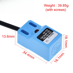 Interruptor de detección de <span class=keywords><strong>sensor</strong></span> de proximidad inductivo de 4mm, 10-30V, NPN, PNP, NO, NC, <span class=keywords><strong>2</strong></span>, <span class=keywords><strong>2</strong></span> pulgadas, 1 unidad - Product Image 2