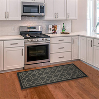 Tapis de porte à Double bande en Latex, antidérapant, tapis de cuisine personnalisé de haute qualité