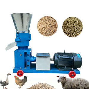 Máquina peletizadora industrial de matriz plana pequeña, máquina comercial para la fabricación de alimento para aves de corral - Product Image 1