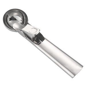 Cuchara para Hielo de Acero Inoxidable de Doble Uso Marca LM, Modelo LM01, Utensilios de Cocina Multifuncionales para Frutas, Venta al Por Mayor - Product Image 4