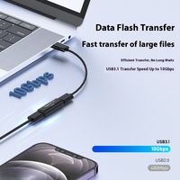 Konverter 3.1 USB tipe-c betina Ke TPC jantan adaptor 10GBS gen1 transmisi kondisi baru Output DC USB 3.1