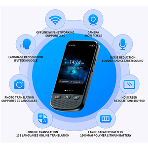 <span class=keywords><strong>Traducteur</strong></span> électronique intelligent personnalisé intégré ChatGPT Dispositif de traduction d'interprétation instantanée de photos <span class=keywords><strong>Traducteur</strong></span> <span class=keywords><strong>audio</strong></span> en temps réel - Product Image 4