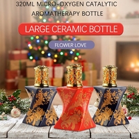 Lampe à parfum catalytique en céramique, brûleur d'huiles essentielles pour la maison et le bureau, diffuseur de parfum d'encens chinois toutes saisons