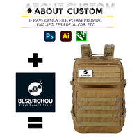Vente en gros Sac à dos tactique Sac à dos Molle Sac à dos tactique avec logo personnalisé Sac à dos 45L pour voyage tactique