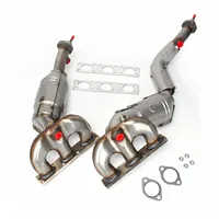 محول حفاز (كاتاليتك كونفرتر) عادم يورو 1-5 لسيارات BMW 325i 325Ci موديلات 2001-2005 بمحرك 2.5 لتر 2494 سي سي 152 كوبلت. محرك بنزين 16 أسطوانة DOHC بشفط طبيعي
