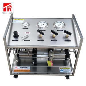 Pompe à air à <span class=keywords><strong>double</strong></span> action haute pression TEREK GU-GTC, contrôleur de pression numérique, cadre en acier inoxydable, garantie de 24 mois - Product Image 2