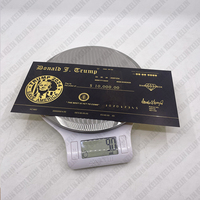 Benutzer definierte personal isierte Diamond Check America Golden Ticket Gold Banknote Vip TRB Mitglieds karte prüft Trumb Note für Geschenk