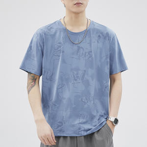 T-Shirt Estiva da Uomo Emperor Paul in Nylon a Maniche Corte, Sottile, Vintage, Antibatterica, ad Asciugatura Rapida, Casual, Stile Street, Collo Ampio - Product Image 2