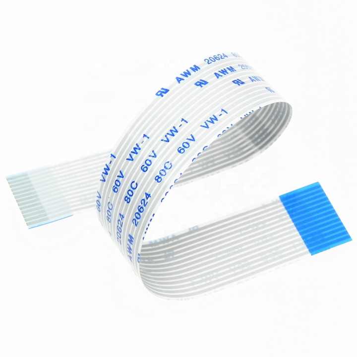 JINTAI FFC Flachbandkabel – E315127 AWM 20696 – 80°C, 30V, 6PIN, 0,5mm Raster – Beidseitige Kontakte (gegenüberliegend) – Länge 20 Cm
