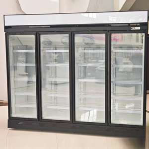 Vente en gros usine - Congélateur vertical commercial 4 portes vitrées à 23 degrés avec éclairage LED, refroidissement par air et affichage numérique - Product Image 2