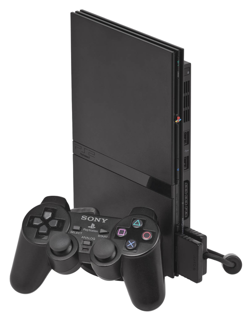 Second-hand Pre-owned P S 2 Slim Series Home TV Game Console PS 2 Slim SCPH 70000 Series Retro Gaming System with Controllers