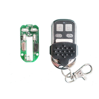 Control Remoto Universal Inalámbrico de Largo Alcance de 4 Botones, 12V 27A RF, 433 MHz, de Plástico, para Abridor de Puerta de Garaje Automático y Portón Automático