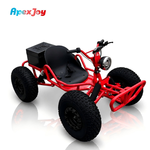 Professional 1000W Electric Jumping Go Kart 47 Deg Climbing 48V 60V Adult Off-Road Bouncing Buggy <strong>Card</strong> Start Resort <strong>Racing</strong> Fleet - Product Image 2