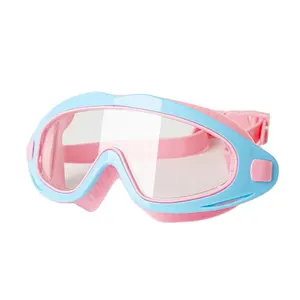 프리미엄 방수 눈 보호 어린이 어린이 대형 프레임 수영 유리 수영 애호가들 사이에서 인기있는 수영 고글
