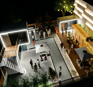 บ้านพักสำเร็จรูปแบบติดตั้งรวดเร็วสำหรับสถานที่ท่องเที่ยวและบ้านพักในสวนหลังบ้าน - Product Image 4
