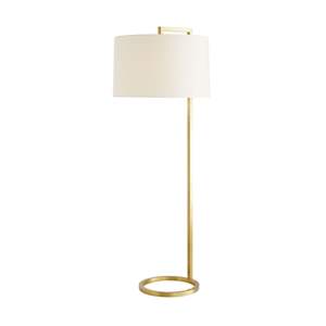 Hotel Inn Nordic Standing <strong>Shelf</strong> <strong>Tripod</strong> Corner Luxury Modern Tall Round <strong>Floor</strong> <strong>Lamp</strong> <strong>With</strong> White Fabric Linen Shade - Product Image 1