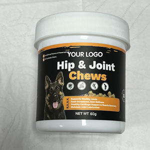 Perawatan pinggul & sendi anjing kunyah lembut diresapi dengan Glucosamine MSM, Formula nutrisi untuk meningkatkan mobilitas & meringankan rasa sakit, populer - Product Image 1