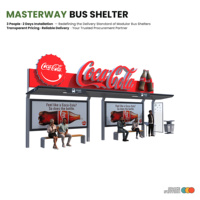 Cajas de Luz Publicitarias para Marketing de Marca, Estructura de Acero Resistente, Parada de Autobús con Contenedor de Basura para Estaciones de Autobús