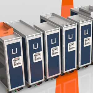 XIAMEN KAIRUN haute qualité avion nourriture Inflight Trolley Gabarge Trolley <span class=keywords><strong>Cart</strong></span> Serving Trolley Carros alimentos para avion - Product Image 1