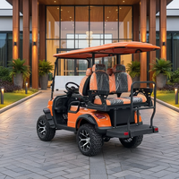 Voiturette de golf électrique LIGHTGREEN, nouveau modèle, batterie lithium 48V, certifiée CE, 3-4 places, autonomie 90 km, capacité 500 kg, vitesse maximale 30 km/h