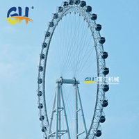 Grand équipement d'amusement extérieur de grande roue de 75m