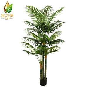 Grand palmier artificiel en PVC, <span class=keywords><strong>plante</strong></span> en pot pour la <span class=keywords><strong>d</strong></span>écoration de la maison et du bureau, ornement tropical durable de haute qualité - Product Image 1