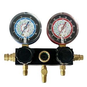 Kit de charge de climatisation personnalisé HVAC avec <span class=keywords><strong>tuyau</strong></span> anti-choc, pour la charge et l'évacuation de réfrigérant, et manomètre collecteur en laiton pour R410A - Product Image 2