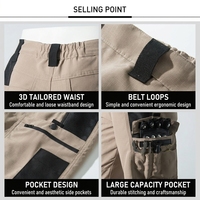 Celana Taktis Ringan Tahan Air Cepat Kering Menyerap Keringat untuk Latihan Outdoor Hiking Kerja dengan Pinggang Elastis untuk Pria
