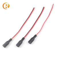 Fil de connexion de fil de borne 2pin XH2.54 traitement de faisceau de bornes rouge et noir étamé à tête unique