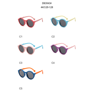 Bulk Custom logo Round <strong>Frame</strong> Silicone Children's Sunglasses Cute <strong>Baby</strong> <strong>Glasses</strong> Uv400 Polarized Kids Sunglasses - Product Image 3