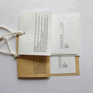 Kledinglabels op maat met logo |   Herbruikbare kledinghangtags voor kleding, modeaccessoires en merklabelverpakkingen - Product Image 3