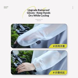 Combinaison unisexe adulte longue en PVC épaissi pour vélo, grande taille, logo imprimé disponible, vente en gros d'usine, randonnée - Product Image 3