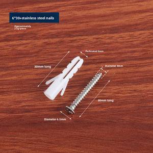 Tornillos de expansión galvanizados laminados en frío de pared de acero inoxidable con tubos de expansión de plástico blanco de gran capacidad de carga métricos - Product Image 2