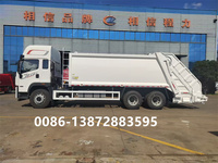 Camion compacteur de déchets FAW 20 mètres cubes 6x4 à transmission manuelle, moteur diesel, prix de vente