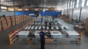 Unidad <span class=keywords><strong>de</strong></span> Ventiloconvector <span class=keywords><strong>de</strong></span> Techo <span class=keywords><strong>de</strong></span> 8 Vías, Refrigerada por Agua, para Interiores, para Locales Comerciales, Oficinas y Gimnasios - Product Image 6