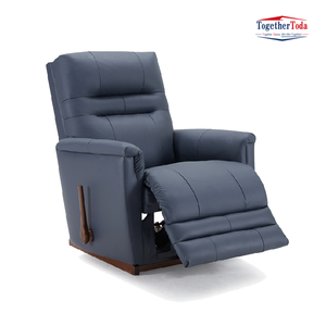Sillón Reclinable de Tela, Acolchado y Tapizado, con Reposapiés Ajustable para Relajarse en la Sala de Estar - Product Image 3
