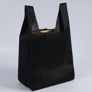 Bolsas de tela no tejida recicladas al por mayor para supermercado, bolsas de compras personalizadas, bolsas de transporte no tejidas - Product Image 4