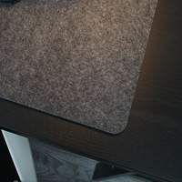 Alas Meja Kantor Besar Ekstra Panjang untuk Laptop, Mouse, Keyboard, dengan Logo Kustom, Anti Selip, Bahan Felt