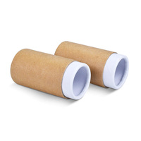 Tubes de baume à lèvres en Papier personnalisés, bouteilles en Papier biodégradables, rouge à lèvres écologique, Tube de Papier Kraft cosmétique, emballage