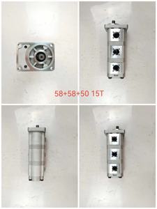 Тройной насос высокого давления KEHAO, Гидравлический шестеренный насос, объем 280 см, 5 л.с., алюминиевый материал, номер 58 + 58 + 50, 15 т OEM - Product Image 2